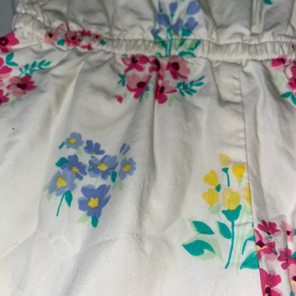 Gymboree‎ White Floral Jumpsuit 2T